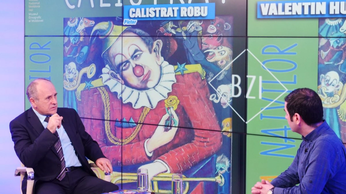Pictorul cunoscut pentru creațiile sale a discutat despre realitățile artistice, culturale, sociale, expoziția de la CMNM Iași, debutul carierei sale de artist, dar și despre proiectele derulate de-a lungul timpului, în Studioul BZI LIVE - FOTO/ VIDEO