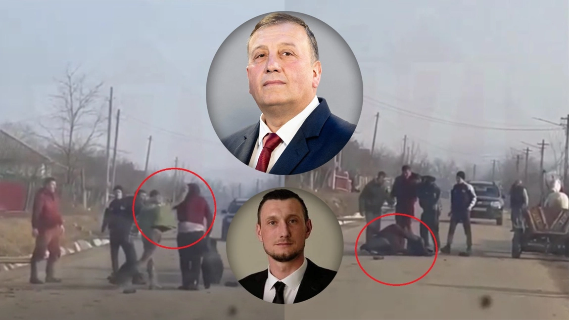 Imaginile care fac înconjurul țării! Un primar din Iași este bătut cu bestialitate chiar în mijlocul comunei pe care o conduce de o gașcă de derbedei. S-a lăsat cu dosar penal și cu arestări în weekend! FOTO/VIDEO (Exclusiv)