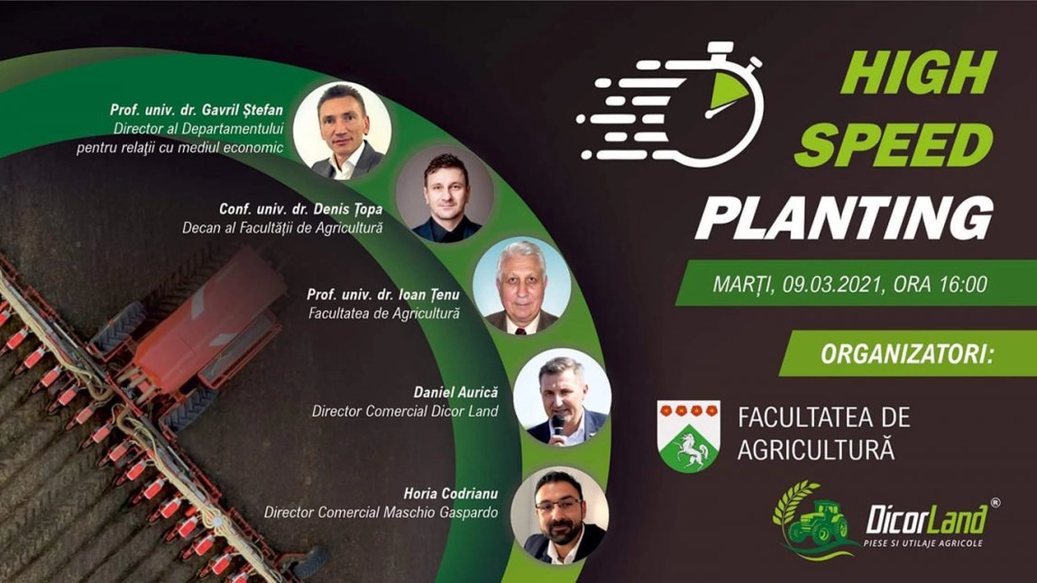 Webinar pe tema importanței preciziei în agricultură 