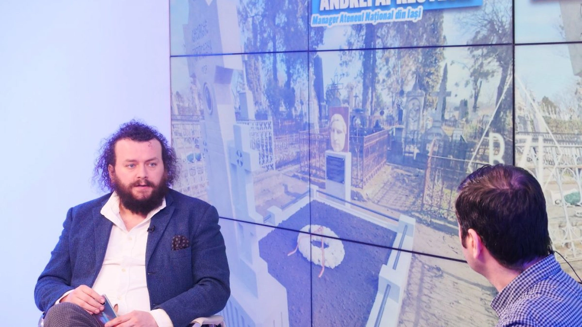 Managerul Ateneului Național din Iași a discutat despre idei și viziune pe plan cultural, activități de reabilitare și restaurare a unor clădiri simbol din urbe, activități și inițiative de viitor, dar și despre proiectele derulate la instituție, în Studioul BZI LIVE - FOTO/ VIDEO