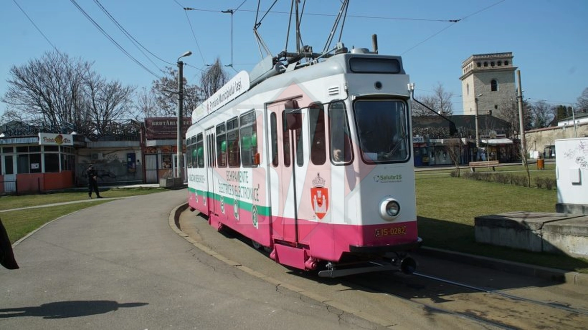 „Tramvaiul Reciclării”, lansat de Salubris, Primăria Municipiului Iaşi şi CTP - FOTO, VIDEO