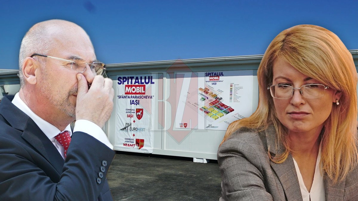 Bombă detonată la spitalul mobil de la Lețcani. Bolnavii vor fi internați pe semnătura proprietarului în containerele improvizate! S-a lăsat cu o amendă uriașă după licitația aranjată