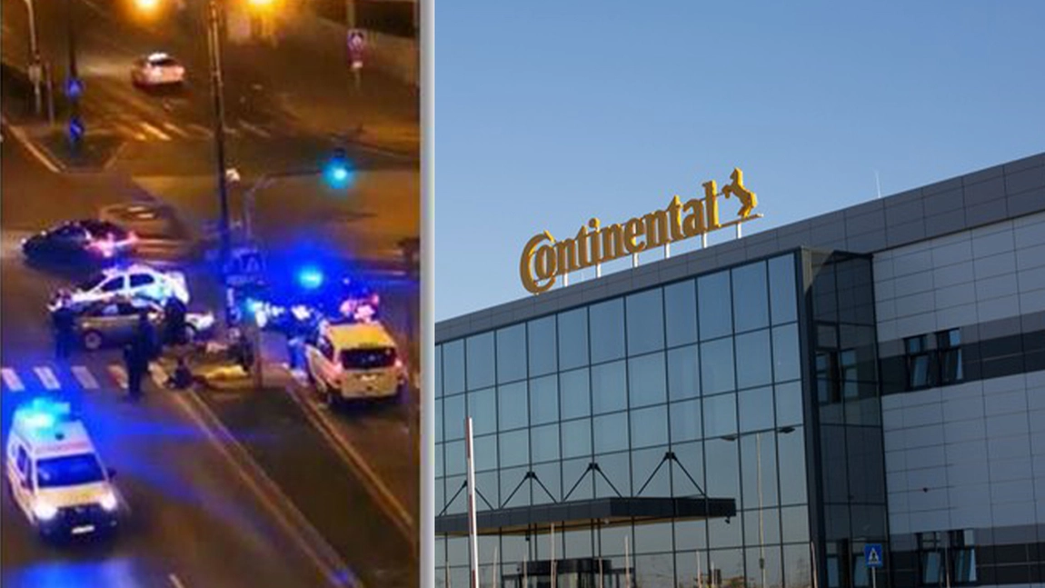 Bătaie generală declanşată de 10 angajaţi Continental Timișoara! S-au luat la bătaie în mijlocul străzii și a fost nevoie de intervenţia luptătorilor SAS - FOTO
