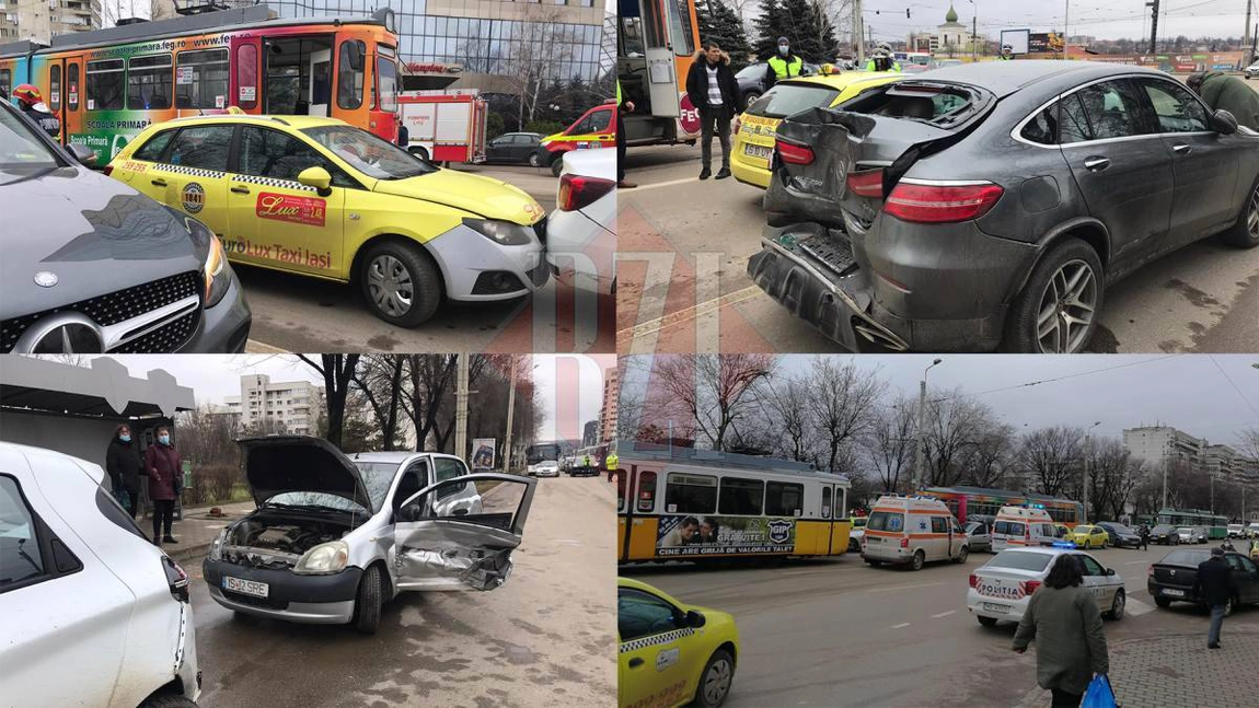 Oricând se poate întâmpla o tragedie! Concluzie halucinantă a celor de la CTP după accidentul din centrul Iașului. Două dintre cele trei sisteme de frânare ale tramvaiului s-au defectat pe loc după o coliziune ușoară! - FOTO/VIDEO