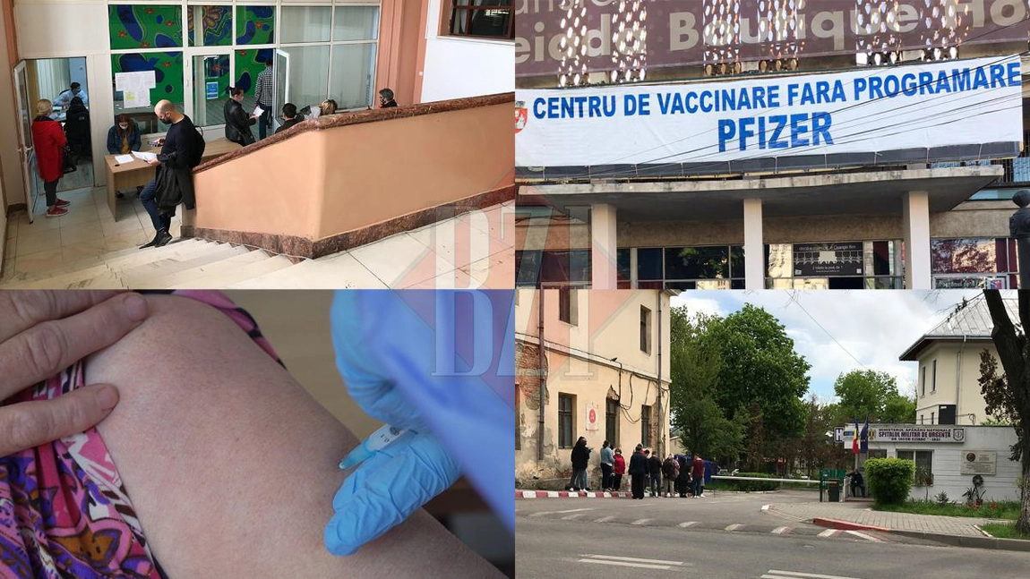 Maratonul vaccinării împotriva COVID-19 de la Spitalul Clinic Militar s-a încheiat! Peste 1.000 de persoane au fost imunizate cu prima doză! Centrele fără programare rămân în continuare deschise