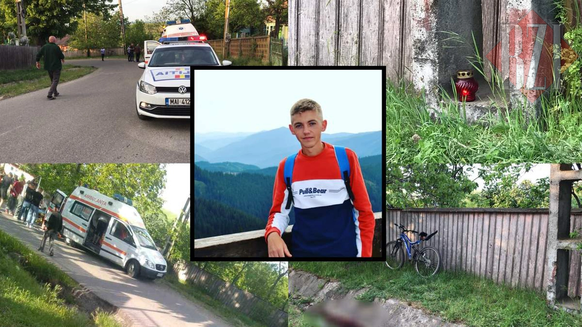 El este puștiul care a murit subit în weekend după un accident banal de bicicletă. Mărturii cutremurătoare ale martorilor. 