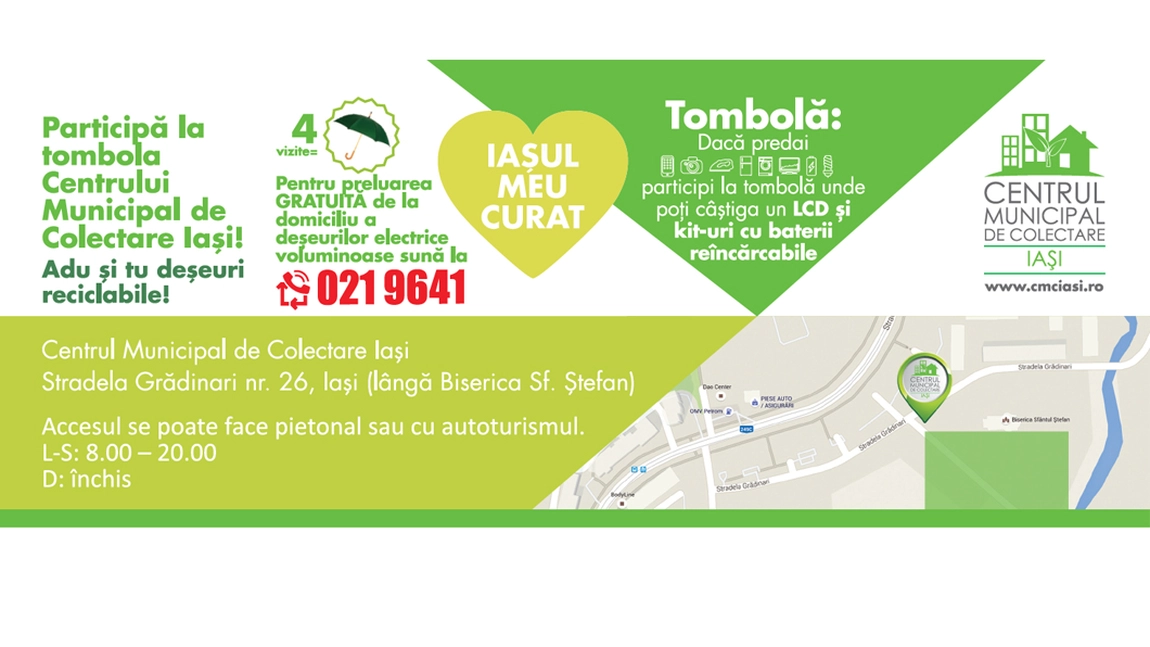 Predă spre reciclare deșeurile electrice și poți câștiga un LCD LED!