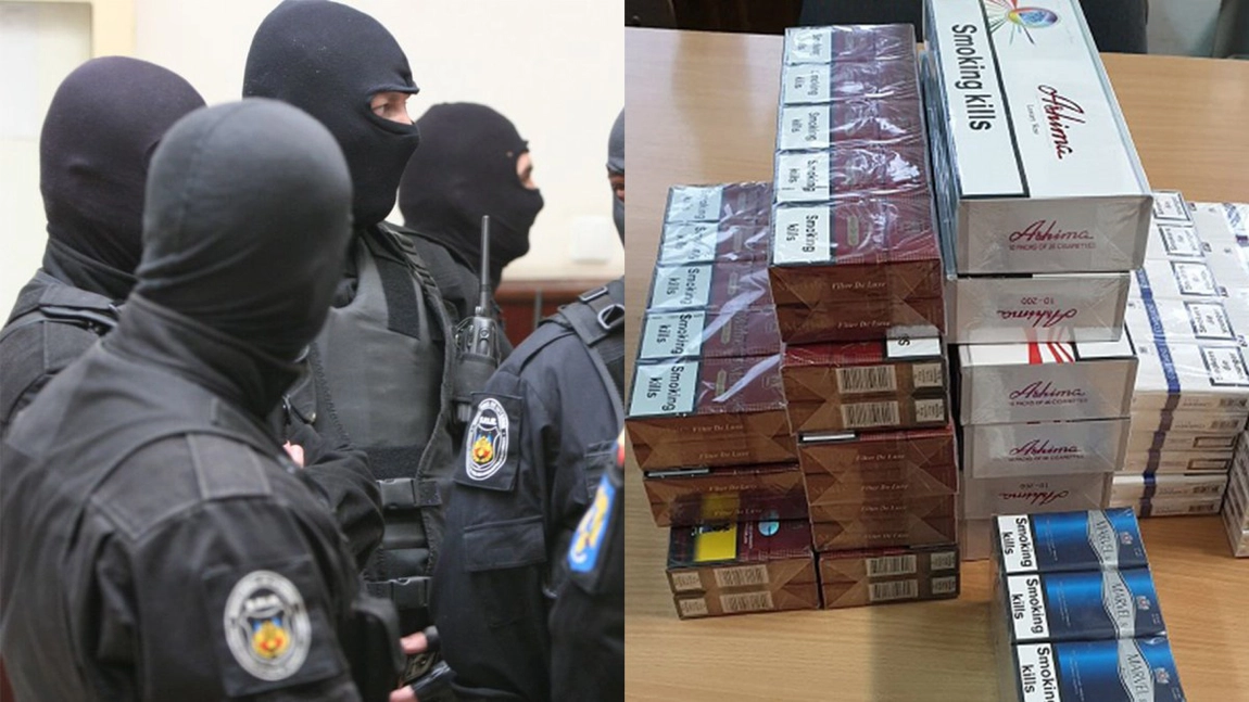 Un ieșean, trimis la pușcărie din cauza țigărilor de contrabandă! Individul, acuzat că voia să vândă marfă adusă de peste Prut! Sute de pachete, confiscate în urma perchezițiilor efectuate de mascați! (Exclusiv)