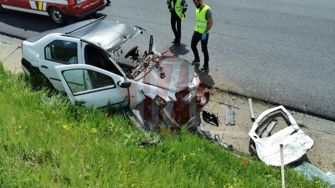 Accident rutier la Iaşi, pe drumul european. Două autoturisme au fost grav avariate, iar o persoană a decedat - EXCLUSIV, FOTO, UPDATE, LIVE VIDEO