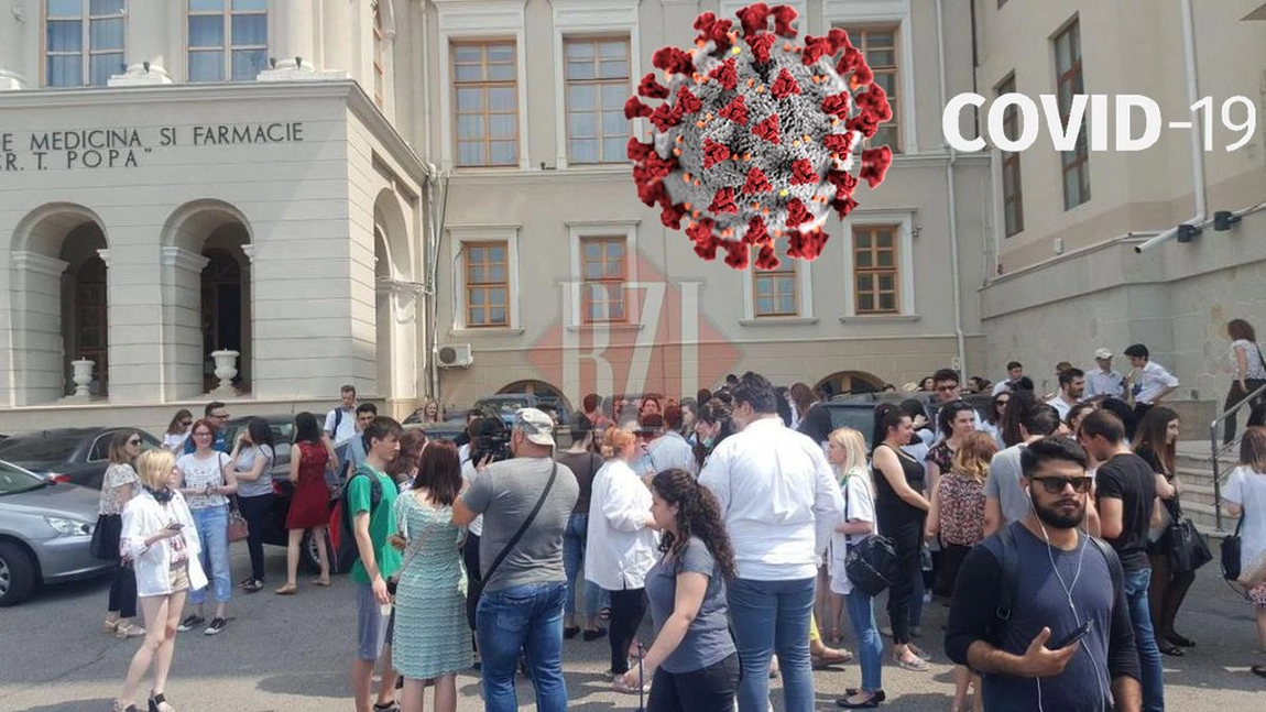 Scandal-monstru la Universitatea de Medicină și Farmacie din Iași! Mii de studenți se revoltă și acuză conducerea de un abuz fără precedent. Cine nu face vaccinul anti- COVID-19, nu poate susține examenele - FOTO