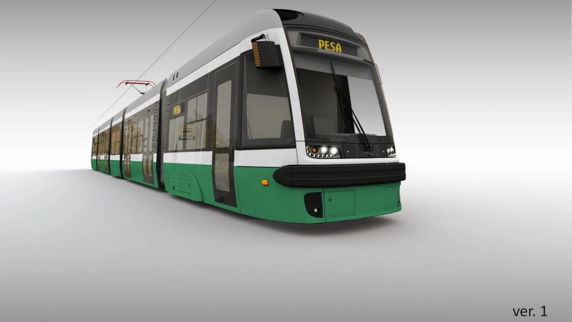 Iată cum arată noile tramvaie produse de firma PESA pentru municipiul Iaşi