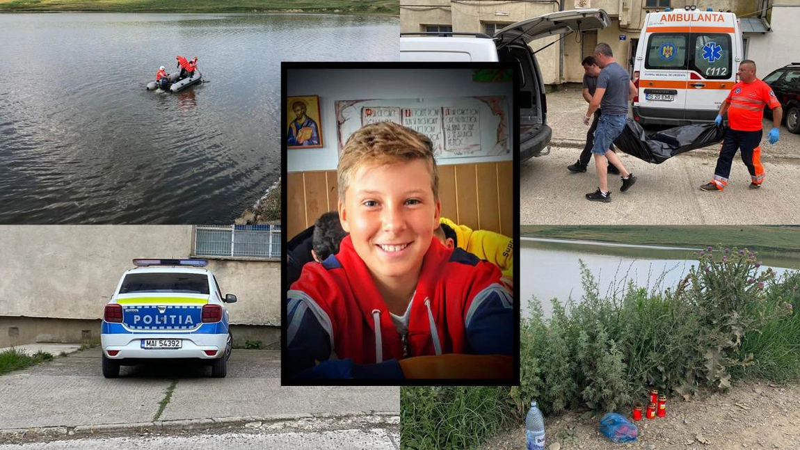 Destin cumplit! El este puștiul care s-a înecat într-un lac din Iași, după ce a ieșit la scăldat cu prietenii. Nu știa să înoate, iar amicii săi nu l-au putut salva (EXCLUSIV)