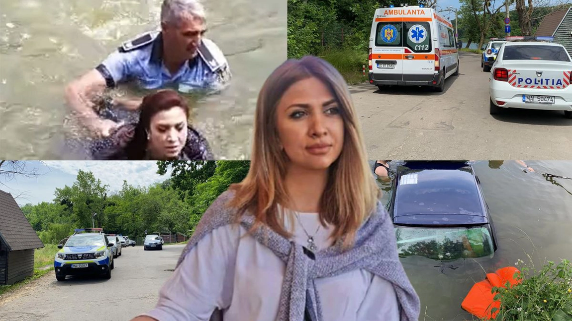 Primul gest public făcut de artista Cezara Moraru care a plonjat cu maşina în Ciric