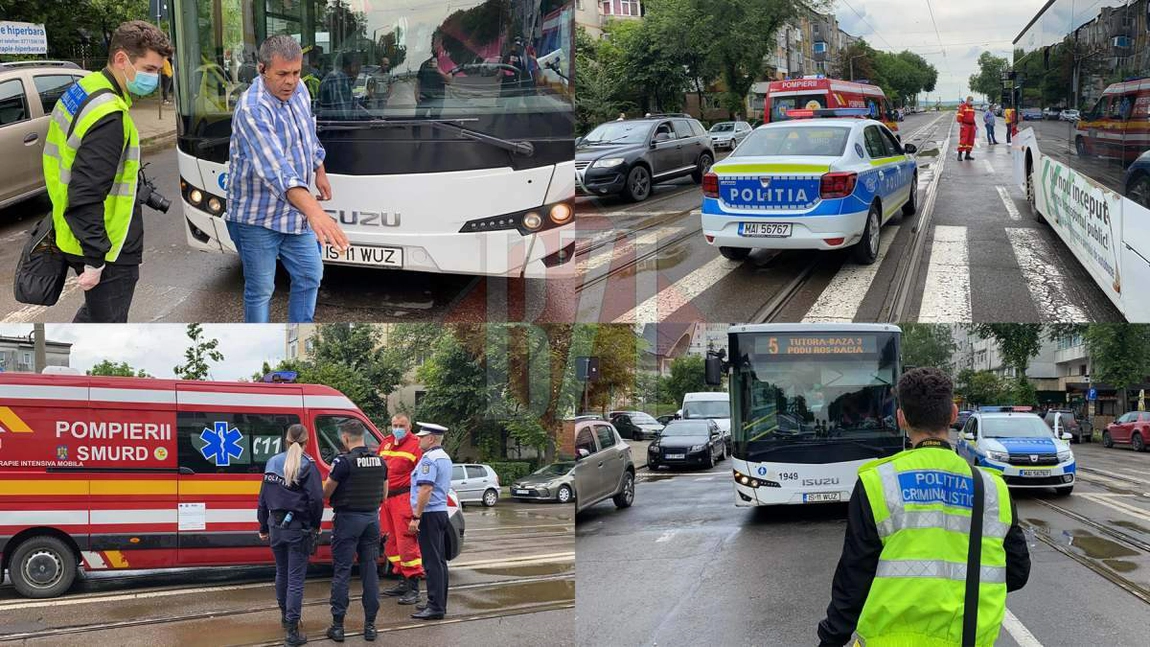 O puștoaică a fost zdrobită pe trecerea pentru pietoni de un autobuz CTP! Șoferul a venit băut la serviciu și a transportat, duhnind a alcool, sute de călători! GALERIE FOTO / VIDEO