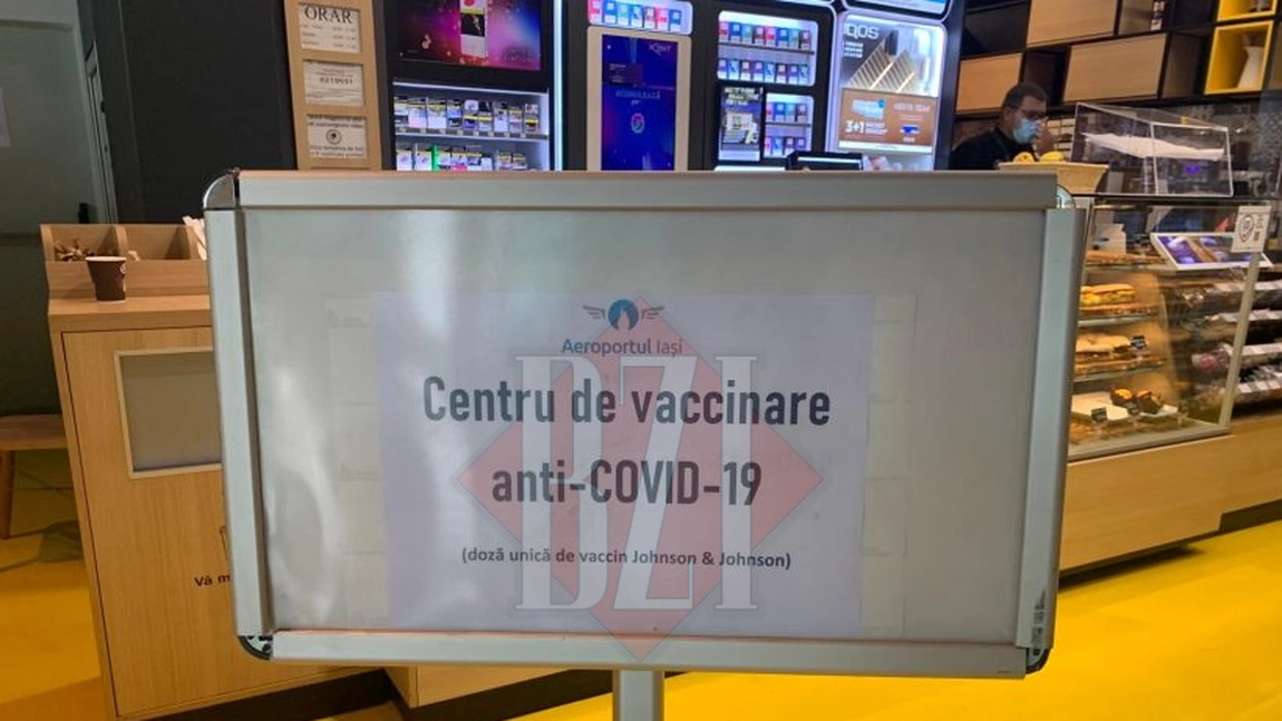Centrul de vaccinare anti-Covid-19 de la Aeroportul Internaţional din Iaşi, deschis oficial - FOTO, VIDEO