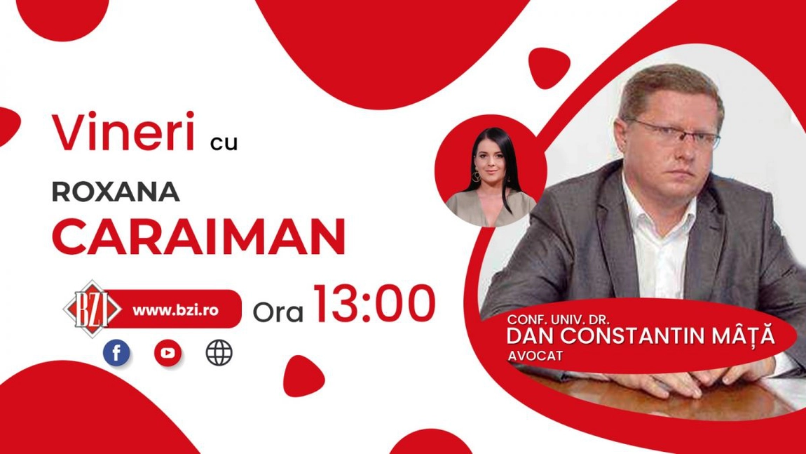 LIVE VIDEO - Efectele pandemiei asupra procedurilor administrative. Avocatul Dan Constantin Mâță discută la BZI LIVE despre Codul administrativ al României - FOTO