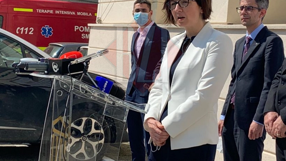 Ministrul Sănătăţii a ajuns la Iaşi. Ioana Mihăilă s-a întâlnit la Spitalul Sf. Spiridon cu toţi managerii unităţilor medicale aflate în subordinea Ministerului Sănătăţii - FOTO/ UPDATE