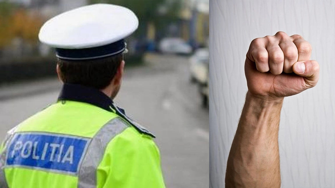 Și-a smuls fiul din autospeciala de Poliție după ce a sărit la bătaie! Un polițist ieșean a fost trântit la pământ și luat la șuturi! Oamenii legii au tras mai multe focuri de armă pentru a-i potoli pe agresori! (Exclusiv)