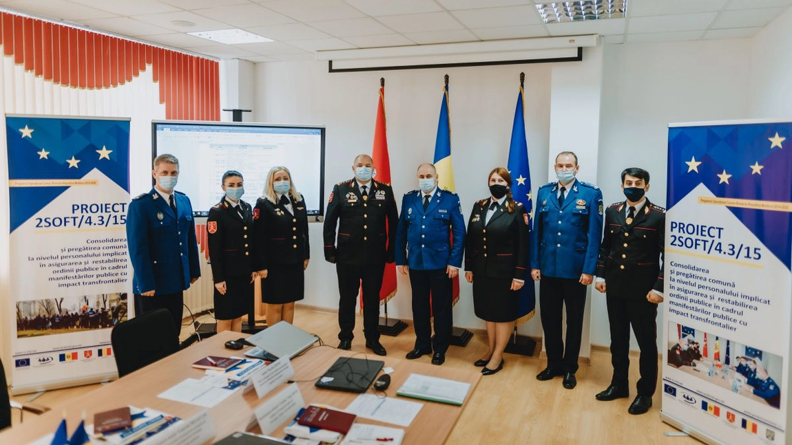 Vizită de lucru a reprezentanților din cadrul Inspectoratului de Jandarmi Județean Iași în Republica Moldova, pentru realizarea activităților în cadrul unui proiect de asistență externă