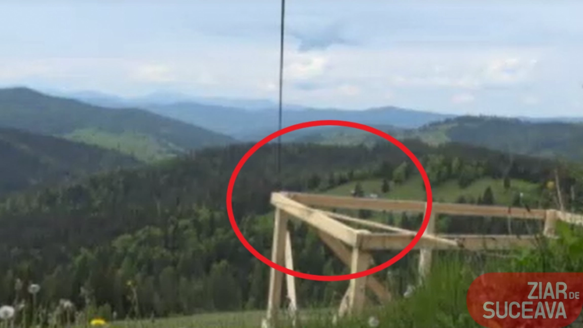 Mega Tiroliana „La Palma” nu mai funcţionează. Proprietarul terenului a ridicat o construcție