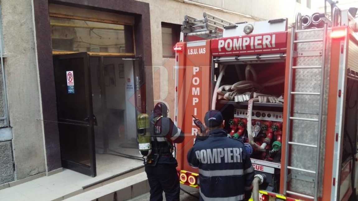 Incendiu la hotelul Ramada din Iași! Un tablou electric a luat foc - EXCLUSIV/FOTO, LIVE VIDEO