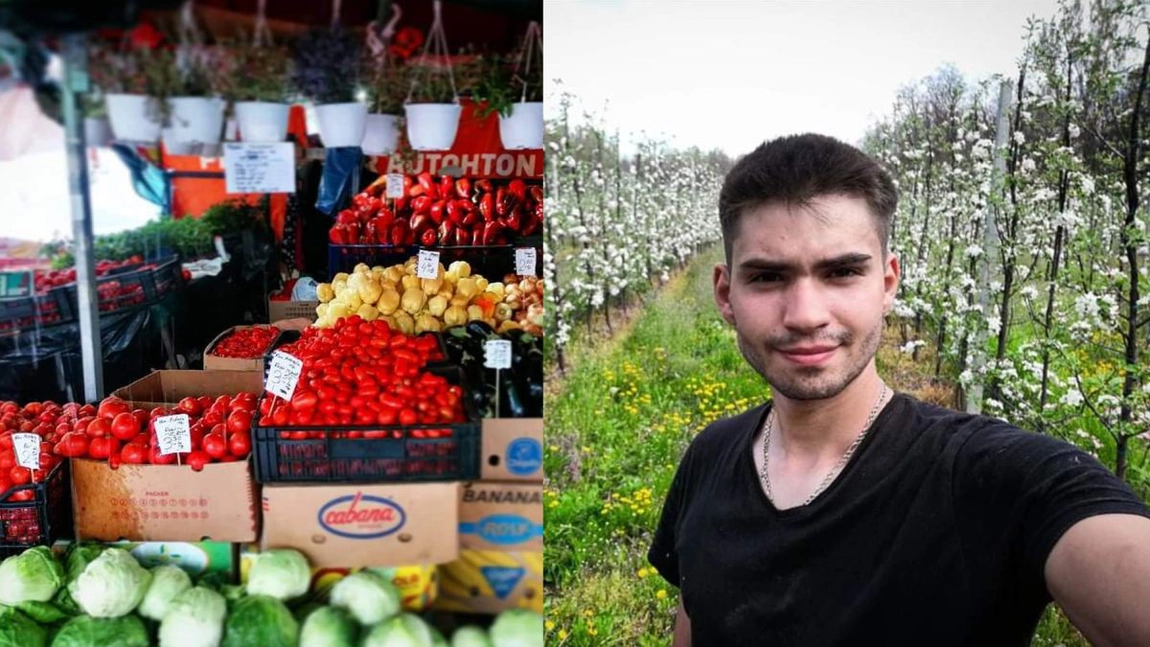 L-ați văzut vreodată pe acest tânăr din Iași? Vindea legume în piața din CUG la 13 ani, iar acum a preluat afacerea părinților și a dus-o la alt nivel: 