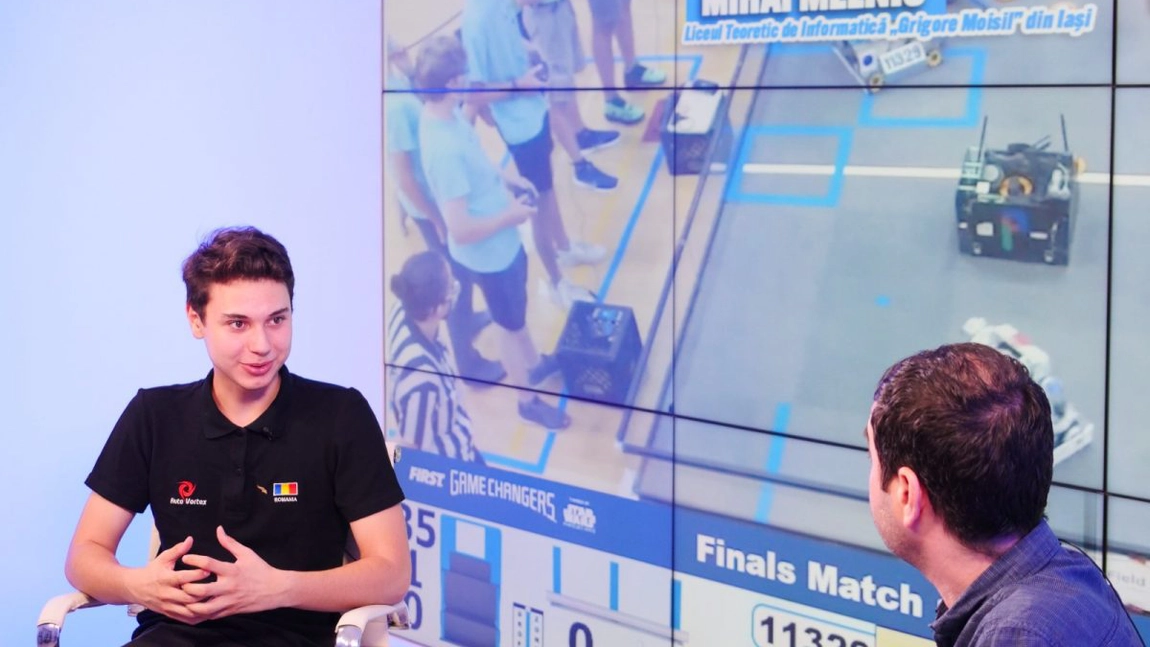 Un tânăr de succes din Iași a câștigat locul I la prestigiosul Campionat de Robotică din Statele Unite ale Americii. Elevul de clasa a XII-a a discutat în Studioul BZI LIVE despre planurile de viitor și cum a reușit să obțină un asemenea titlu - FOTO, VIDEO