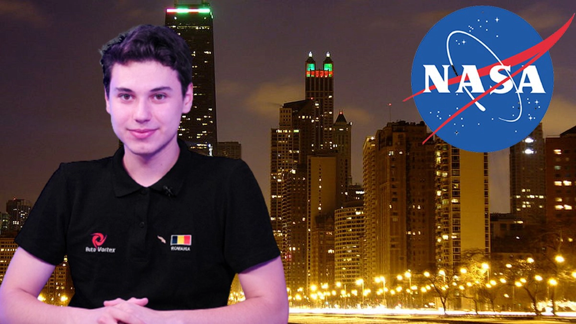Jos pălăria în fața acestui adolescent de la Liceul de Informatică din Iași! Visează ca până la finalul clasei a XII-a să facă prima jumătate de milion de euro! A construit primul robot din banii de alocație, iar acum americanii au pus ochii pe el și vor să îl fure! - GALERIE FOTO