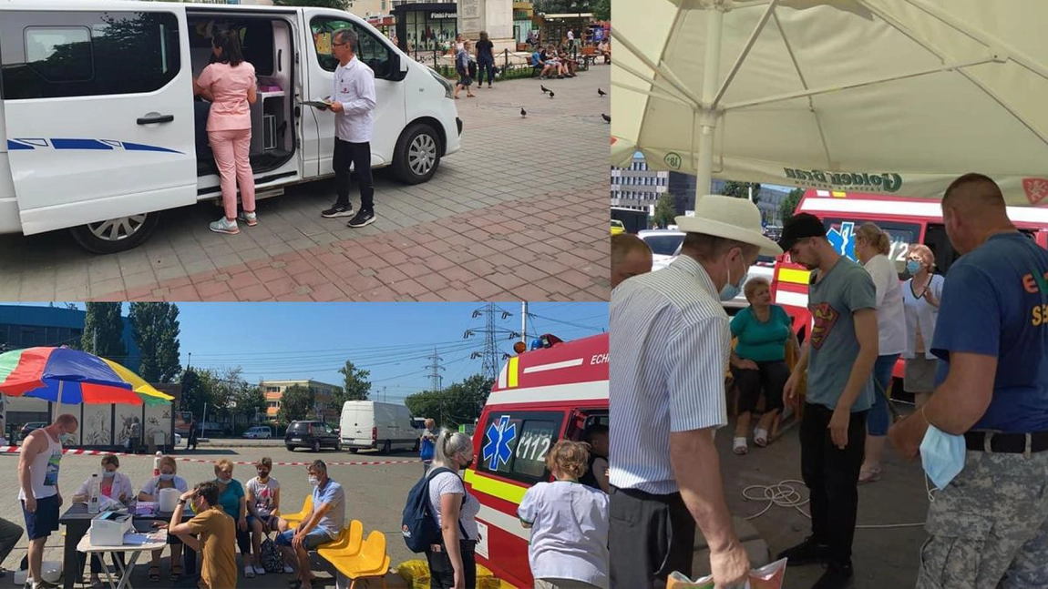 Zeci de ieșeni, imunizați împotriva COVID-19 în câteva ore! Caravana mobilă organizată de DSP Iași a fost prezentă ieri în trei locuri din municipiul Iași