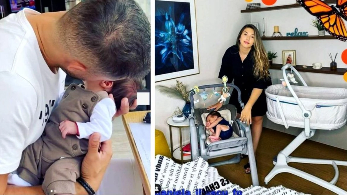 Culiță Sterp a publicat prima imagine cu fața fiului său. Bebelușul îi seamănă leit