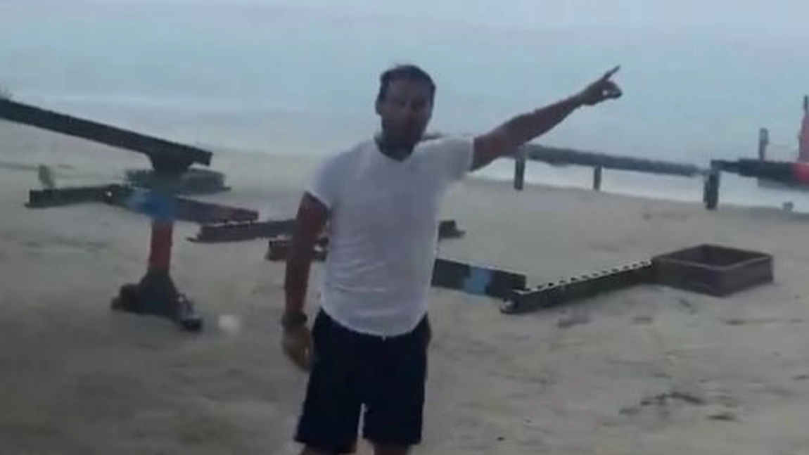 Daniel Pavel a fost surprins înainte ca uraganul Elsa să lovească Republica Dominicană. Imagini nemaivăzute de pe plajele de la Survivor România