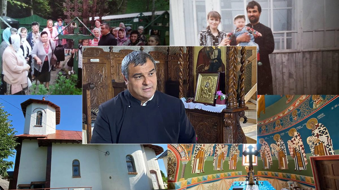 Un rrom lingurar din Iași a ajuns unul dintre cei mai iubiți preoți! Dorel Burduja slujește într-o biserică ortodoxă, după ce a avut mintea rătăcită mulți ani. Parohul: 