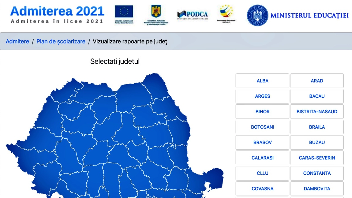 4062 absolvenţi ai clasei a VIII-a, din județul Iași, au fost admiși în învăţământul liceal de stat (anul școlar 2021 - 2022) în prima etapă de repartizare computerizată
