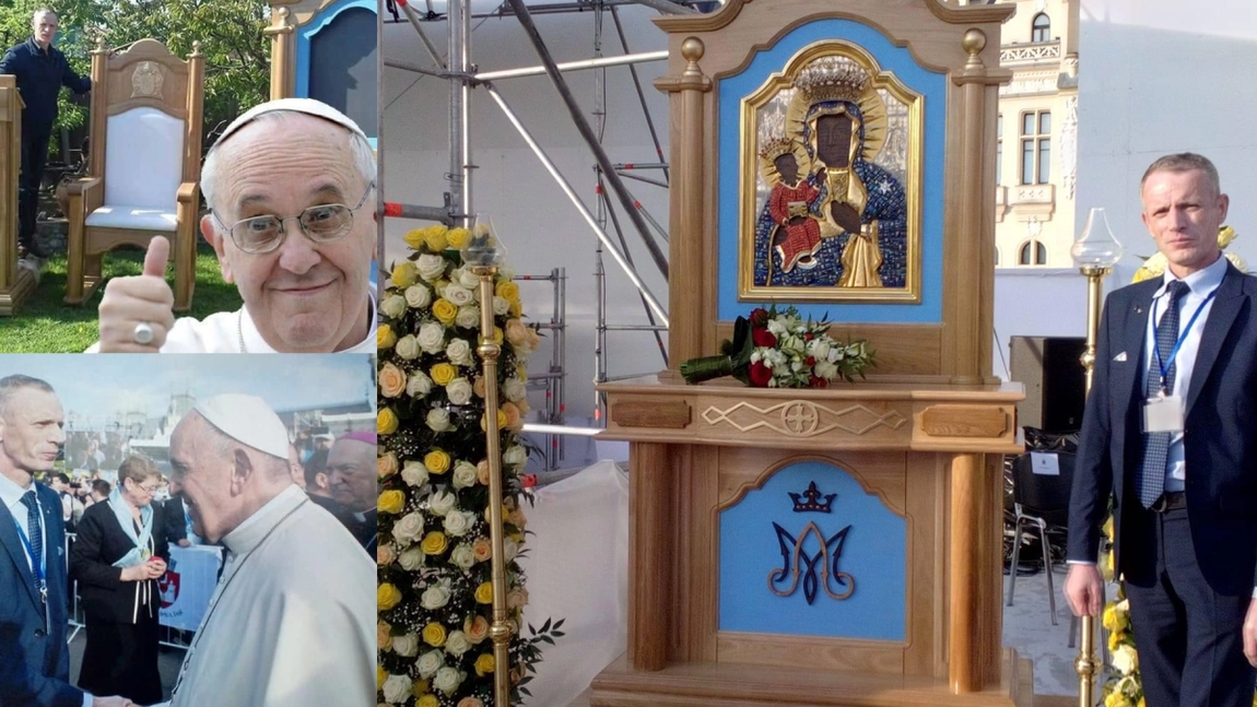 Vi-l mai amintiți pe faimosul ieșean care a făcut scaunul Papei în 2019? Lucrează în continuare în atelierul său din Răducăneni, singur, deoarece fiul său, care părea că îi calcă pe urme, și-a ales o altă meserie