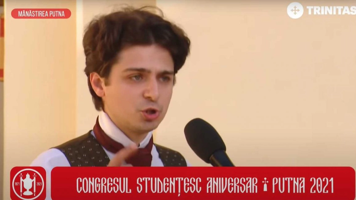 Discurs fabulos împotriva progresismului rostit de liderul studenţilor ieșeni, Silvian Emanuel Man: Avem mult mai multe de făcut decât generația care a pus bazele României Mari