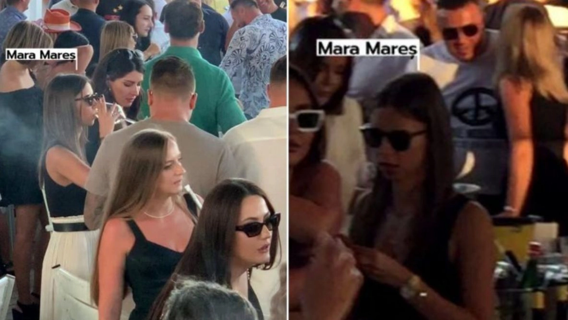 Mara Mareș, consilier la Cancelaria premierul Florin Cîțu, surprinsă într-un club de fițe
