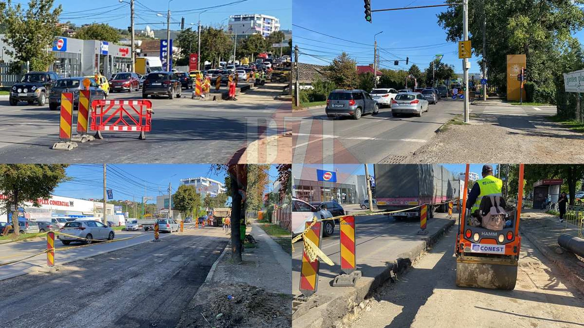 Conest SA nu a terminat încă lucrarea de la șantierul din Bucium. Primarul Mihai Chirica a promis că va aplica sancțiuni firmei de construcții dacă proiectul nu este finalizat până pe 11 septembrie - GALERIE FOTO