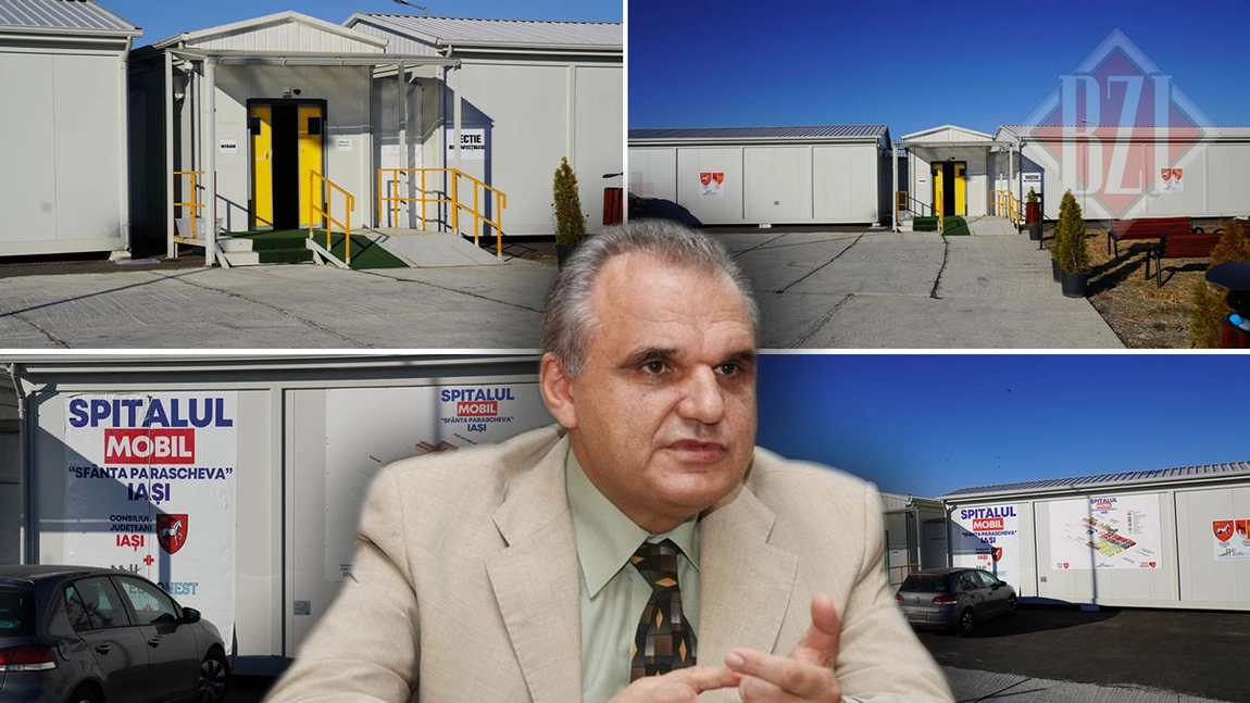 Spitalul mobil de la Lețcani din Iași va funcționa și iarna! După multă vreme, sistemul de încălzire a fost reparat
