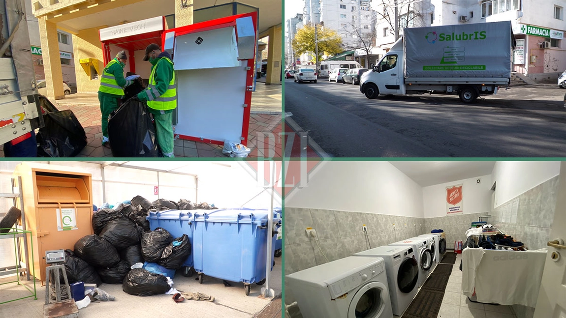 Proiectul de colectare a hainelor uzate se bucură de un real succes la Iași. La un an după demararea proiectului sunt livrate săptămânal peste o tonă de haine către 