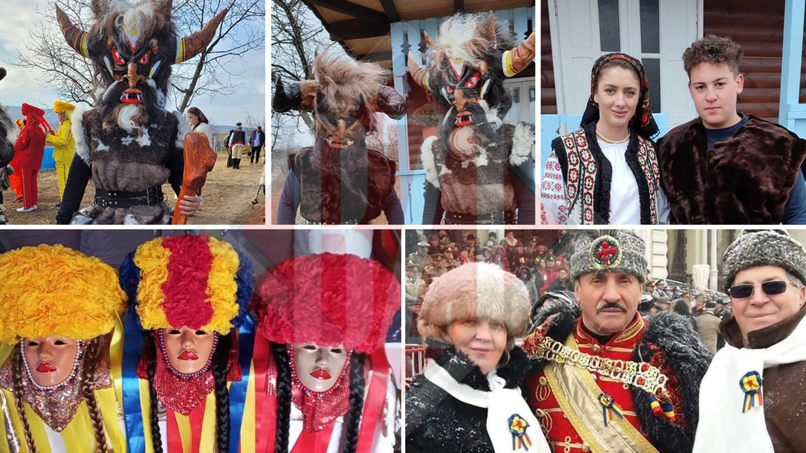 Dacă vă întâlniți cu ei pe stradă în noaptea dintre ani, trebuie să știți ce aveți de făcut. Mascații din Miroslava ascund o poveste interesantă. Iată de unde a plecat totul - GALERIE FOTO/VIDEO
