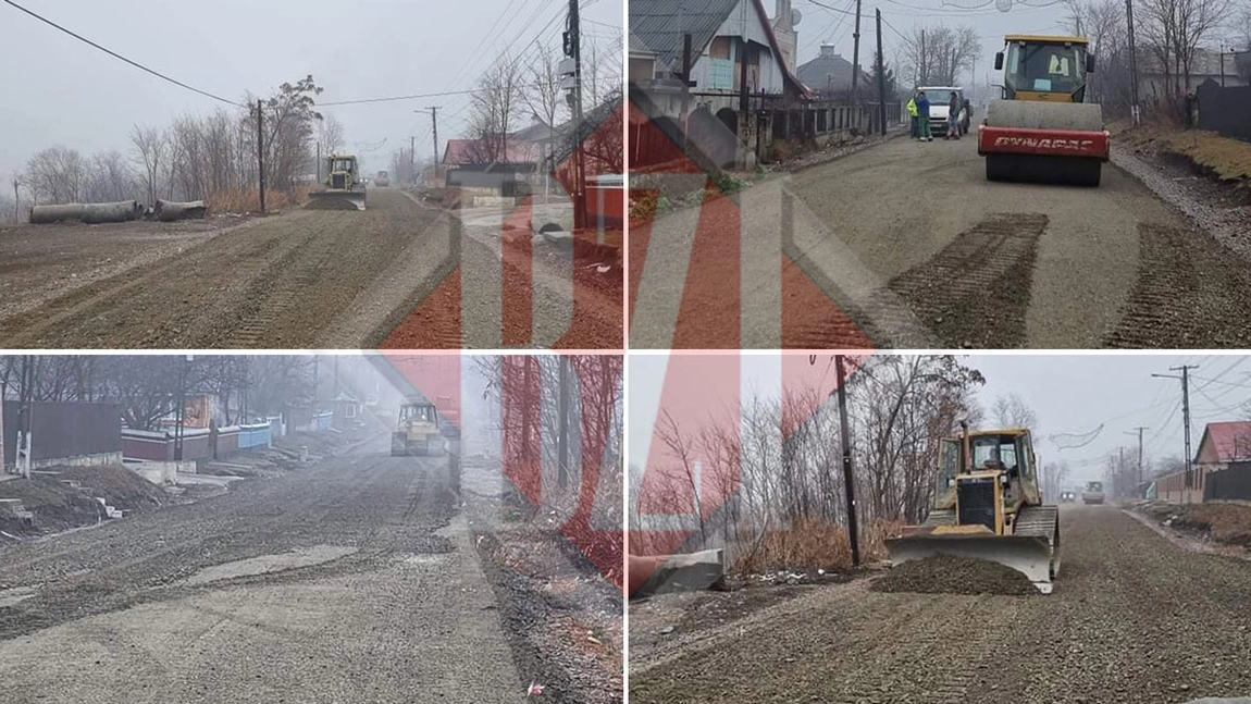 Cum arată lucrările pe cel mai blestemat drum din județul Iași! Șoseaua DJ 282 a fost abandonată la ordinul lui Maricel Popa, fostul șef al CJ- GALERIE FOTO