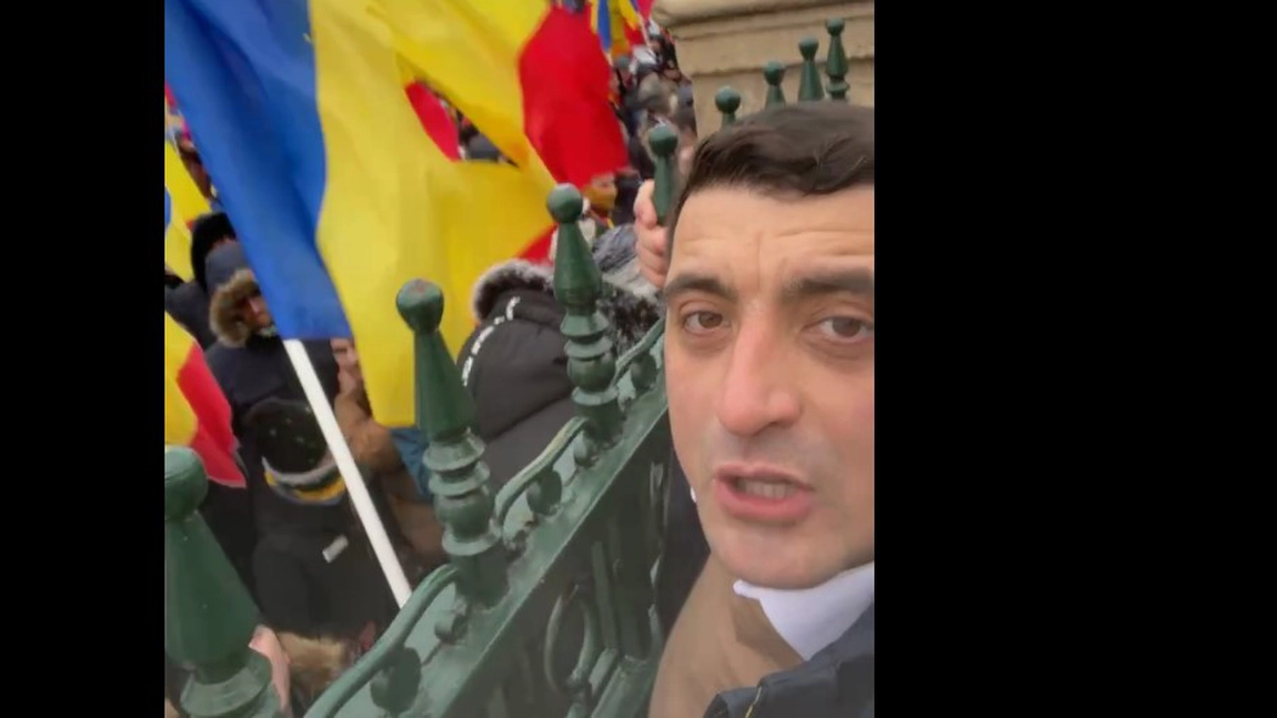 Protestul se mută la Guvernul României! George Simion a făcut anunțul: Parlamentarii nu au votat de frică certificatul verde