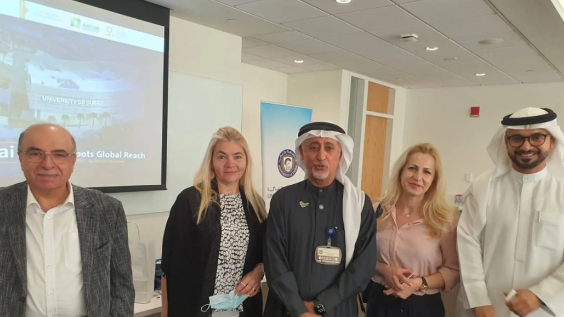TUIASI, singura universitate din Iași care și-a prezentat programul de studii la Expo Dubai 2020, la pavilionul destinat României
