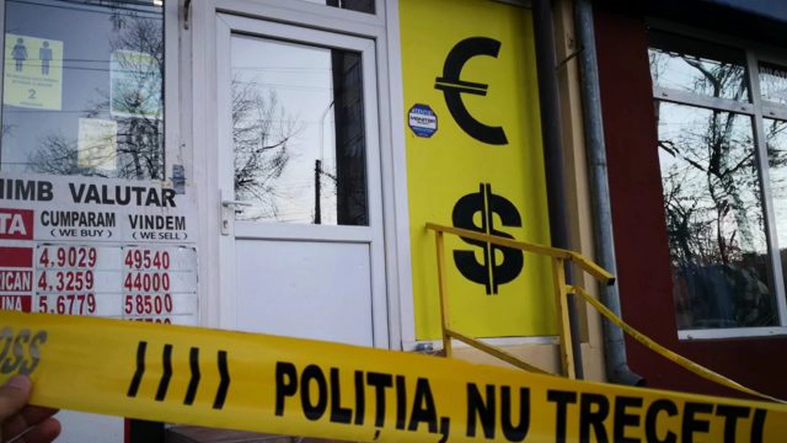 Jaf la o casă de schimb valutar din Brăila. O angajată a ajuns la spital