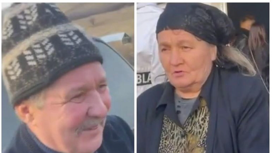 Ei sunt părinții lui Ion Șmecherul. Cei doi au fost surprinși după moartea băiatului lor