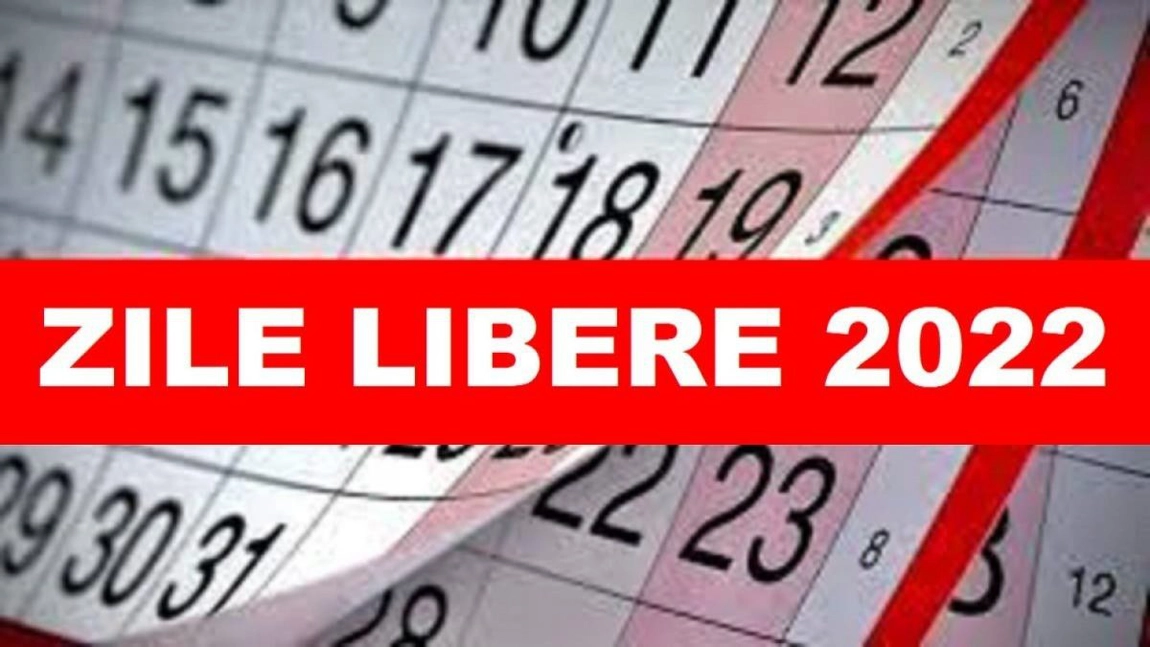 Zile libere 2022: Cât vor avea liber bugetarii anul viitor