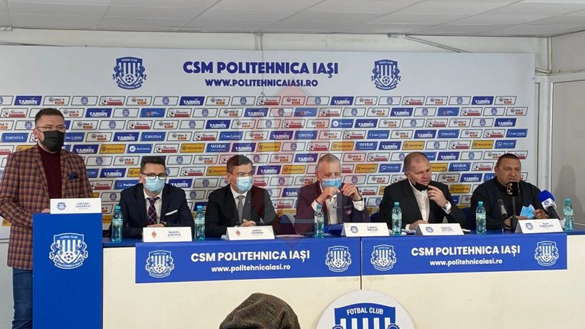 O nouă echipă de conducere la vârful clubului Politehnica. Prezentarea oficială a noului președinte al Consiliului Director al CSM Politehnica Iași, Cornel Sfaițer! - LIVE VIDEO