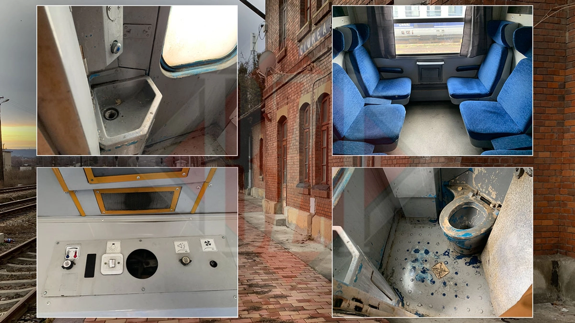 Ieșenii pot călători de la Iași la Ciurea în doar 13 minute, cu trenul metropolitan. Condițiile însă lasă de dorit, mai ales când vine vorba despre grupul sanitar din vagoane
