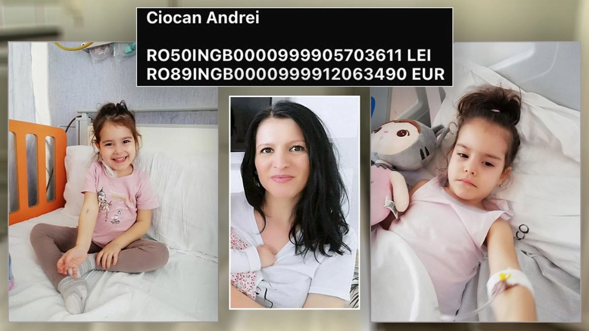 Strigăt disperat de ajutor! Uitați-vă la această minune de copil! Are nevoie de 150.000 de euro pentru a trăi. O boală grea o macină în fiecare zi