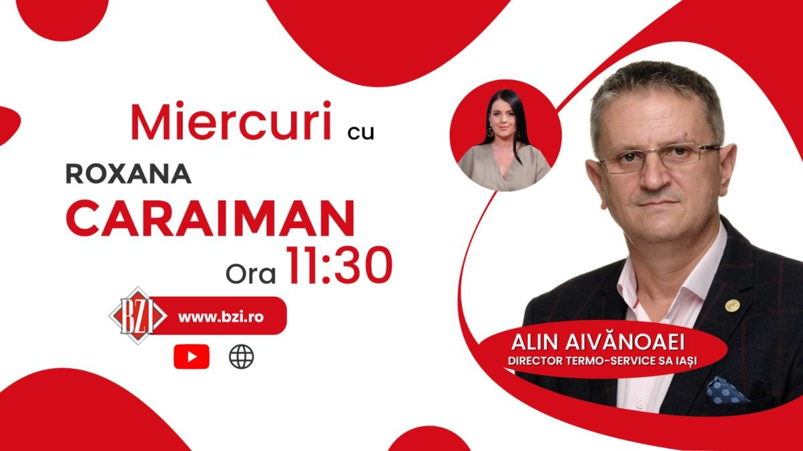 LIVE VIDEO - De interes pentru toți ieşenii! Alin Aivănoaei, directorul Termo- Service SA, va prezenta detaliile despre sistemul de termoficare al municipiului Iaşi - FOTO